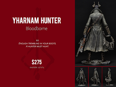 Product View about bloodborne card figurine game info toy