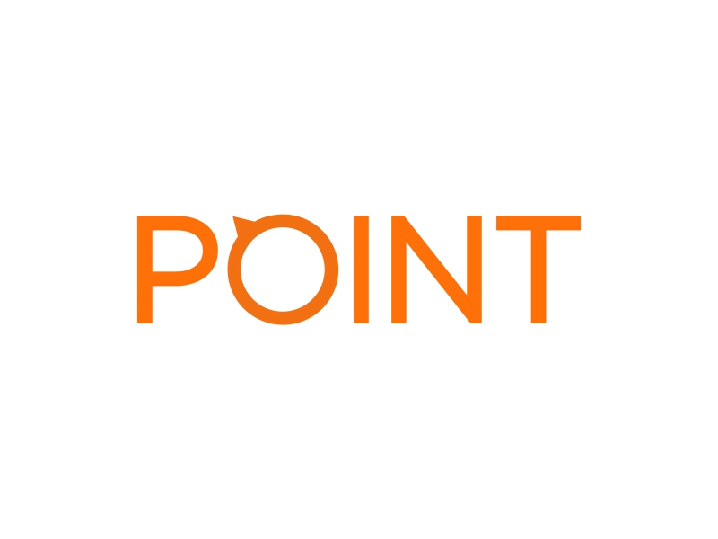 Point Logo - Walking Letters after effects animation logo