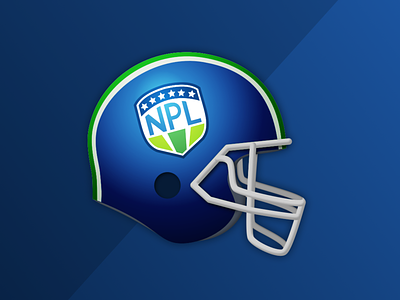 Football Helmet & League Logo