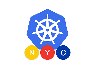 New York Kubernetes Meetup Logo branding identity logo pictorial