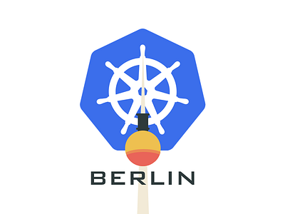 Berlin Kubernetes Meetup Logo berlin branding identity logo pictoral wordmark