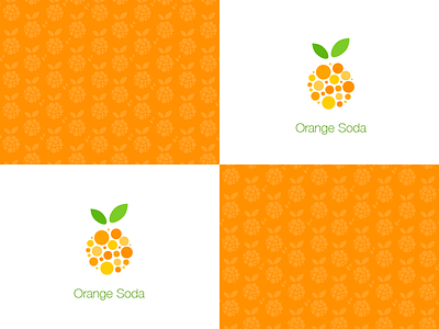 Orange Soda Logo Concept branding logo orange
