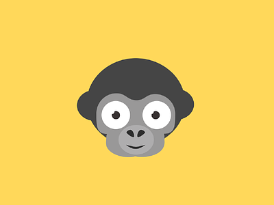 Gorilla animals gorila icons illustration