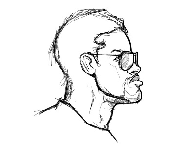 '13 Digital Sketchbook #6 drawing face pencil portrait procreate profile sketch sketchbook