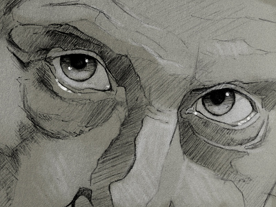 '13 Sketchbook Week #9 eyes face game of thrones lanister moleskine pencil sketch sketchbook