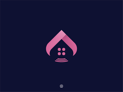 Spade house adobe home homelogo house illustrator logo modern modernlogo simple design simplelogo spade spadelogo vector