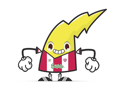 mascota necaxa character design draw futbol illustration ilustracion necaxa soccer