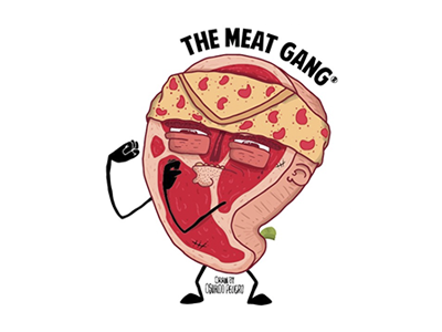 meat gang bully cartoon character design draw gang illustration ilustracion meat osvaldo peligro