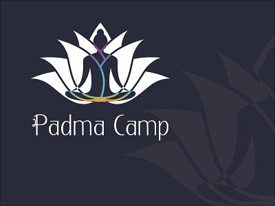 Logo for yoga camp