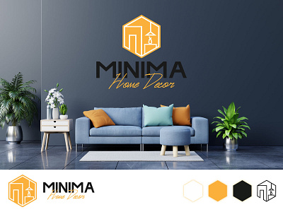 Logo & Brand for a Home Design Company branding design illustrator logo minimal typography vector