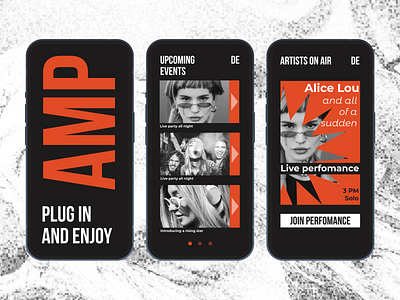Radio app concept app design application branding design music radio ui ui design