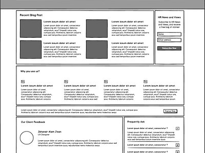 Conceptual Wireframe Design by Jahangir Alam Jisan on Dribbble