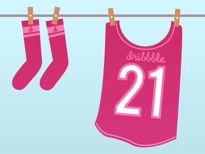 Almost ready for dribbble debut vector