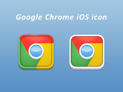 Google Chrome iOS icon chrome icon ios