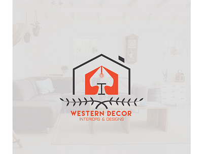 WESTERN DECOR COMPANY LOGO DESIGN 3d animation art branding branding design business logo design decor logo design graphic design illustration illustrator logo logo branding poster ui vector