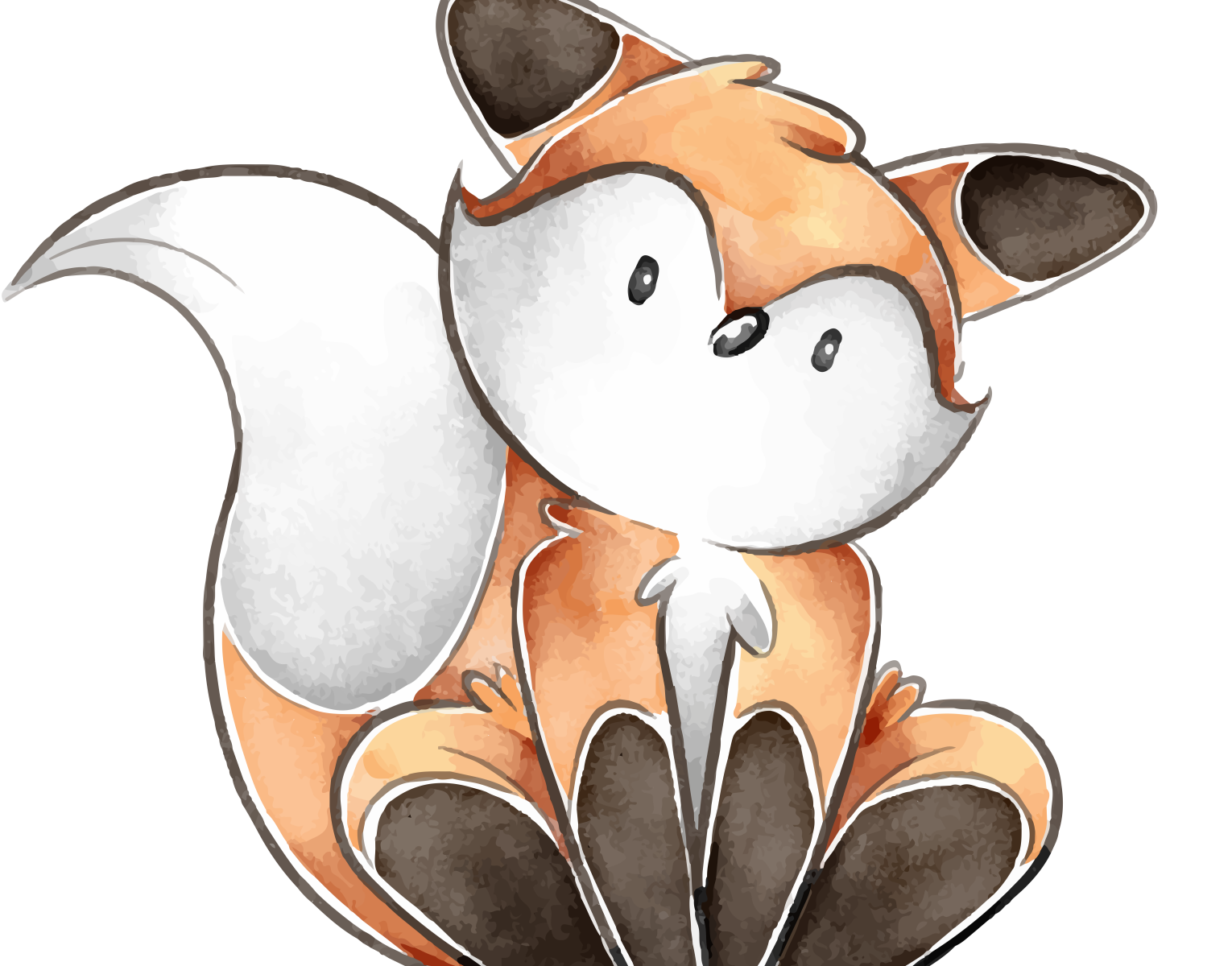 little fox by Liedeke | Cute fox drawing, Fox illustration, Cute animal  drawings