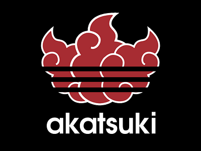 Akatsuki adidas adidas originals akatsuki crossover logo mashup naruto