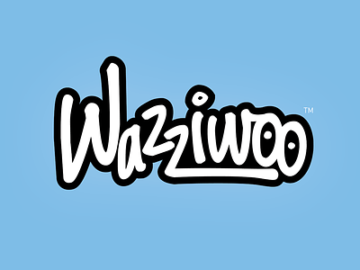 Wazziwoo Logo black branding design graphic design logo wazziwoo white