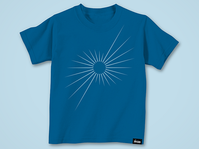 Star : Kids' Tee blue geometric graphic design illustrator star tee tshirt