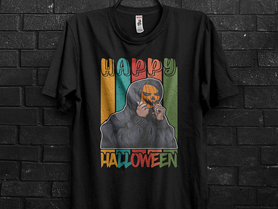 HALLOWEEN TSHIRT DESIGN branding custom flat halloween illustration merchandise tshirt tshirt art tshirt design tshirtdesign typography vector