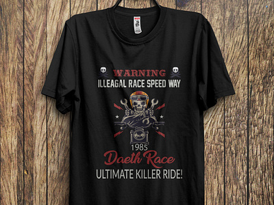 motorcycle tshirt design