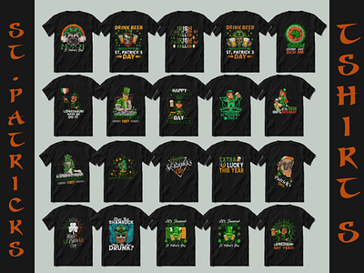 St Patricks Day T-shirt Design Bundle