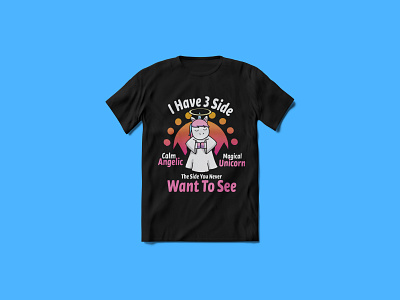 Funny Unicorn T-shirt Design