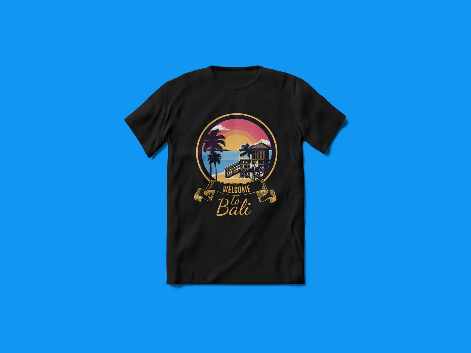 Bali Tshirt designs themes templates and downloadable graphic