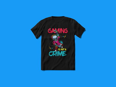 Funny Gaming T-shirt Design customtype flat funny illustration funny t shrit funny tshirt gamer logo gamergirl gamerguy games design gaming gaming tshirt illustration art logo merchandise tshirt tshirt art tshirt design typography ui ux