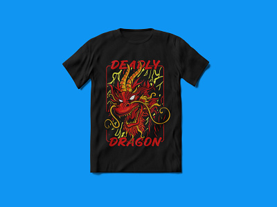 Custom Dragon T Shirt Design By Teeyuviiz On Dribbble
