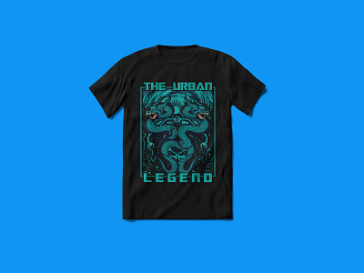 Dragon Urban Legend T-shirt Design