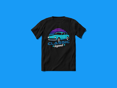 Classic Legend Car T-shirt Design
