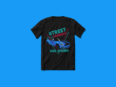 Street Legend Car T-shirt Design