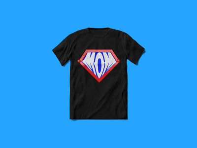 Super Mom T-shirt Design