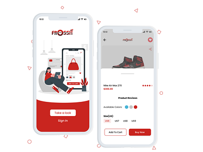 Frossh.com app design ecommerce ecommerce design mobile mobile app mobile app design mobile ui ui ux web