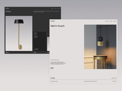 Calé(e) Collection - Desktop view design development graphic design motion graphics typography ui web