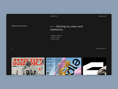 Bruno Bosco — Monthly Inspirations design development graphic design typography ui web