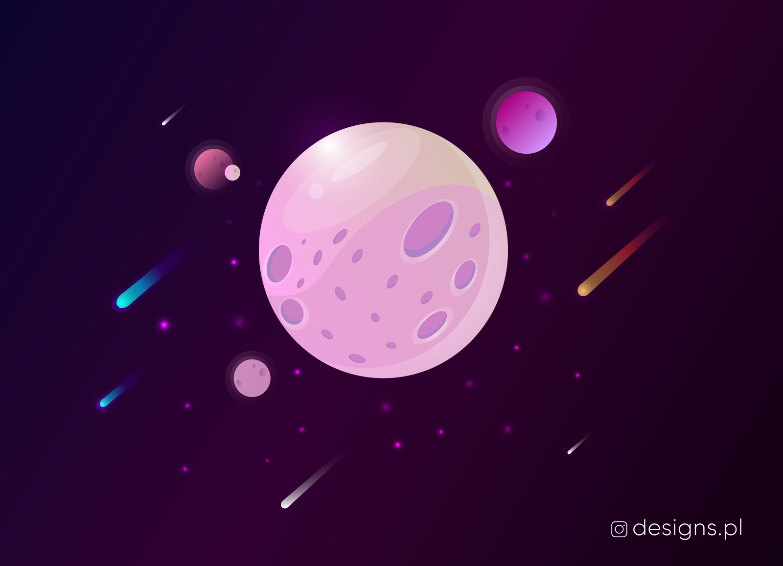 Mysterious space by Pavel Butenko on Dribbble