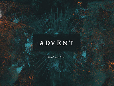 Advent teaching series by Andrew Miller on Dribbble