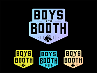 Boys in the Booth branding design hockey hockey logo logo