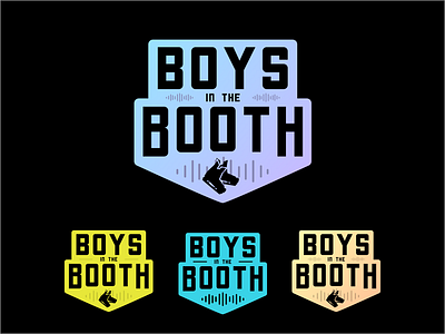 Boys in the Booth branding design hockey hockey logo logo