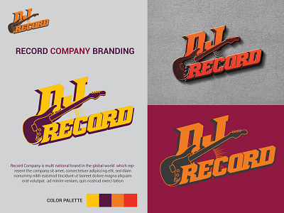 Dj Record-Logo & Branding Identity