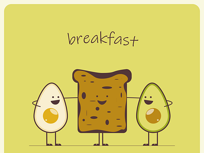 breakfast app branding design graphic design illu illustration vector