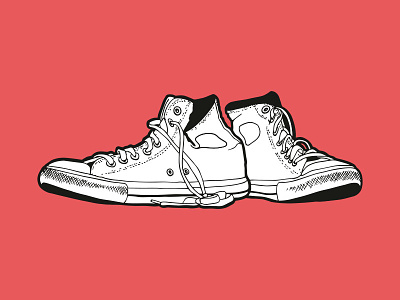 Illustration: About shoemakers and shoes blog chucks finalart design illustration shoes
