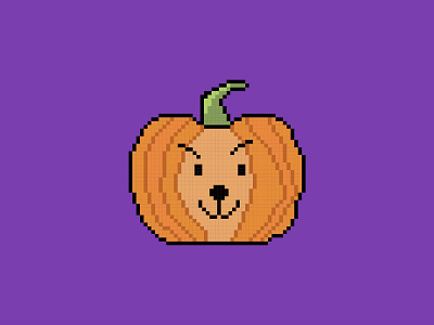 halloween pumpkin halloween pixelart pumpkin