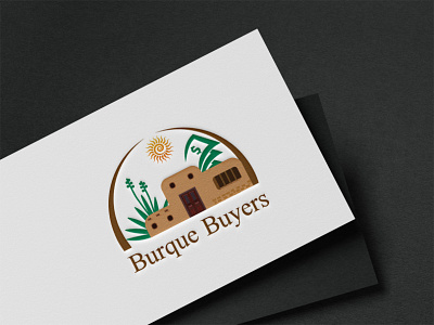 Burque Buyers Real Estate Logo Design 3d animation branding design graphic design icon illustration logo ui vector