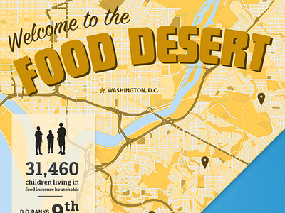 Walmart Food Desert Infographic