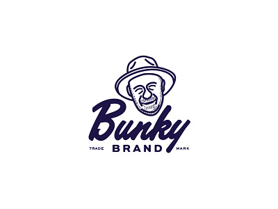 bunky brand apparel company logo branding design fresh icon illustration logo packaging typography vector