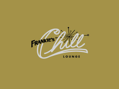 Chill Lounge design fresh icon illustration logo packaging poster restaurants retro typography vector
