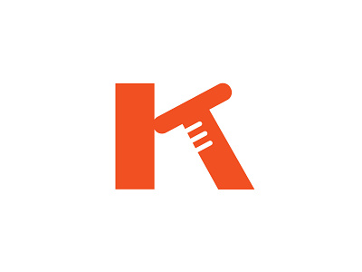 Koenig Homes branding construction design fresh icon illustration logo nail typography vector